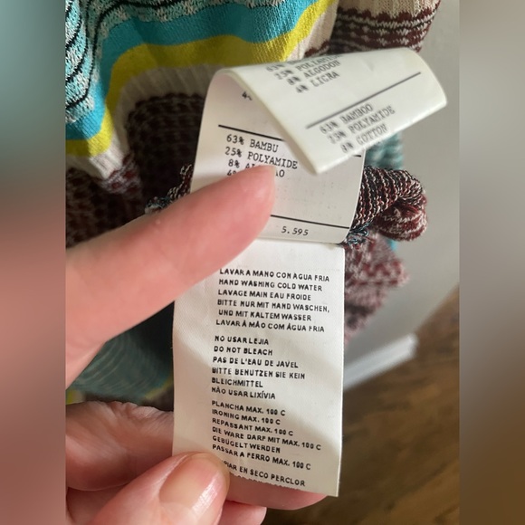 ALDO MARTINS Striped Multicolor Knit Tunic Dress - Picture 7 of 10